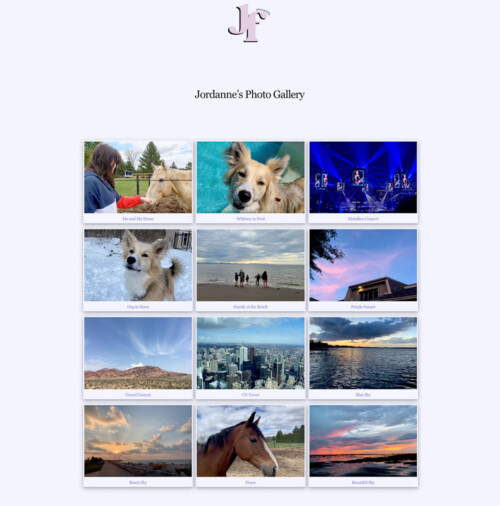 Photogallery Website